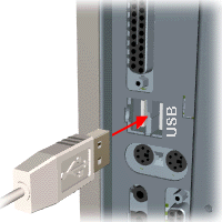 USB Port am Rechner