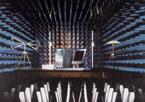 Messkammer f�r Schall- und HF-Messungen Bild: Fujitsu Siemens Computer
