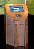 Trackball in einem Museum